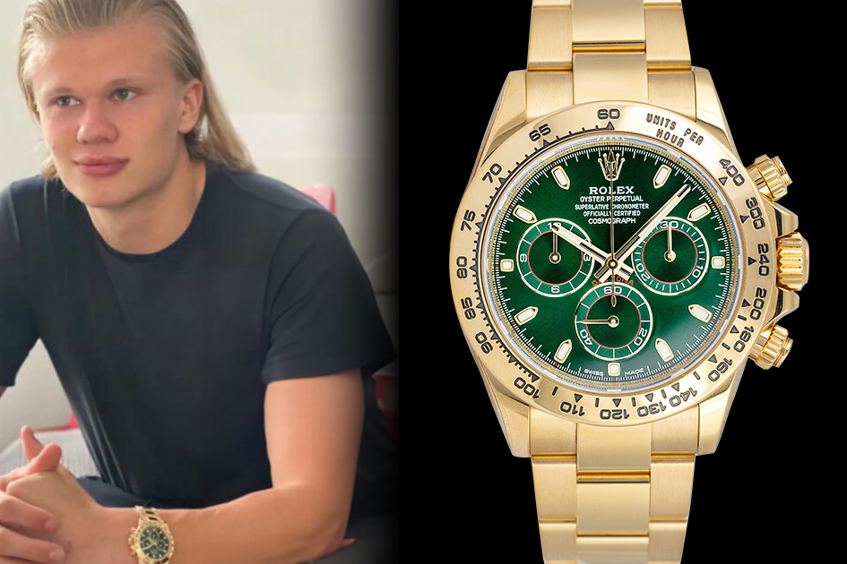 Top 5 watches in Erling Haaland's watch collection