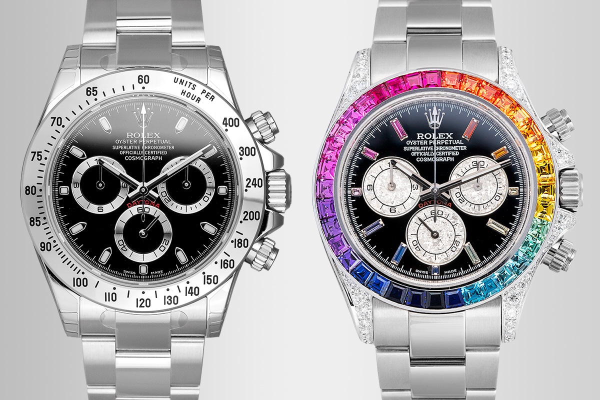 Rolex Daytona Plain vs Custom